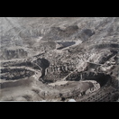 Eine historische Luftbildaufnahme von Sorbas